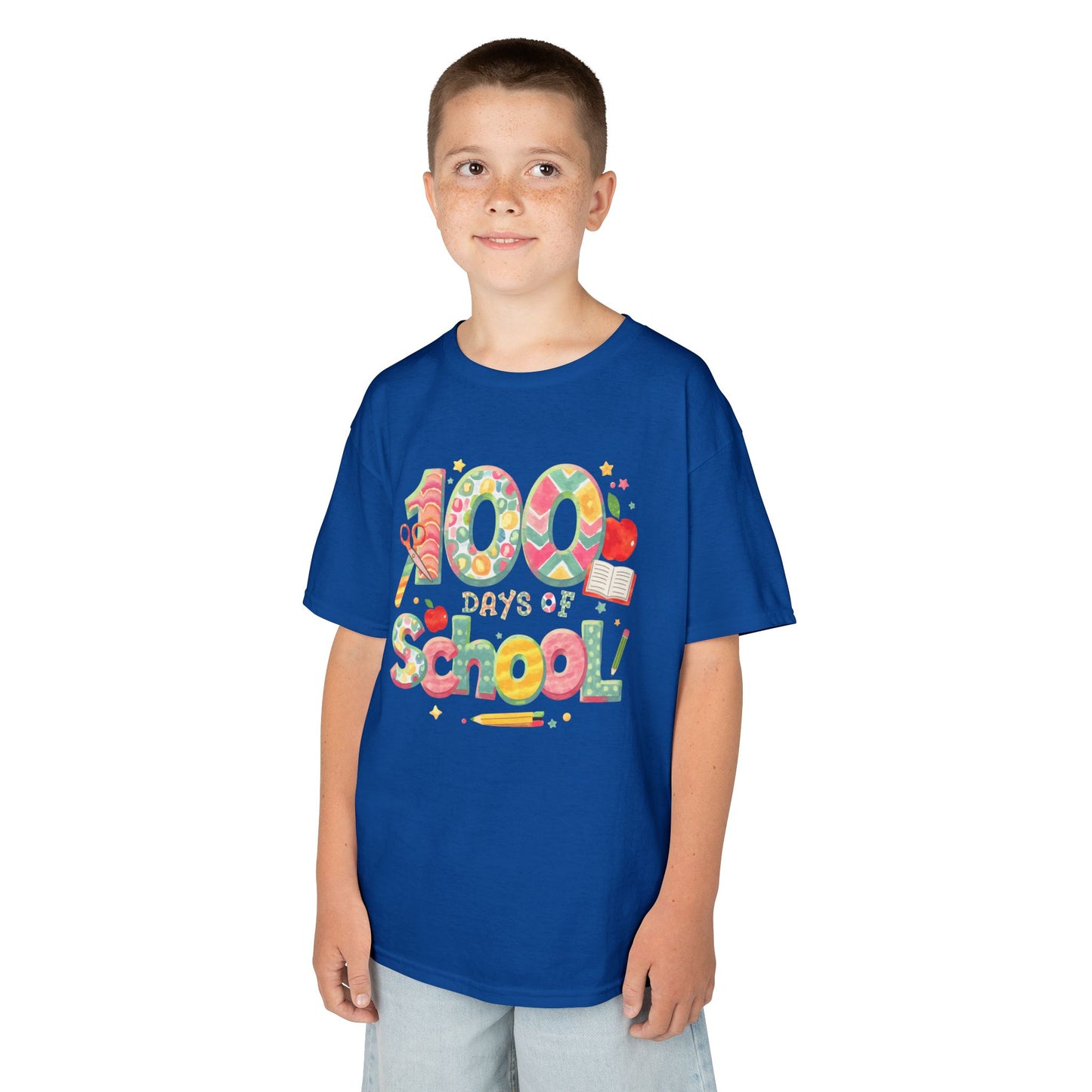 Kids School Celebration Tee - 100 Days of School, Class Shirt, Back to School Outfit, Fun Teacher Gift, Kids Education Apparel