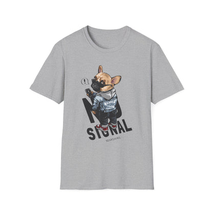 Cool Dog Graphic T-Shirt, Fun Pet Lover Tee, Casual Style for Any Occasion, Unique Gift for Dog Owners, Animal Lover Apparel Sport Grey
