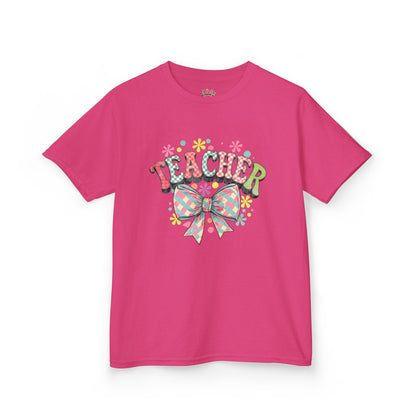 Cute Teacher Kids T-Shirt, Back to School Gift, Classroom Shirt, Kids Apparel, Teacher Appreciation Shirt, Fun Kids Tee Heliconia