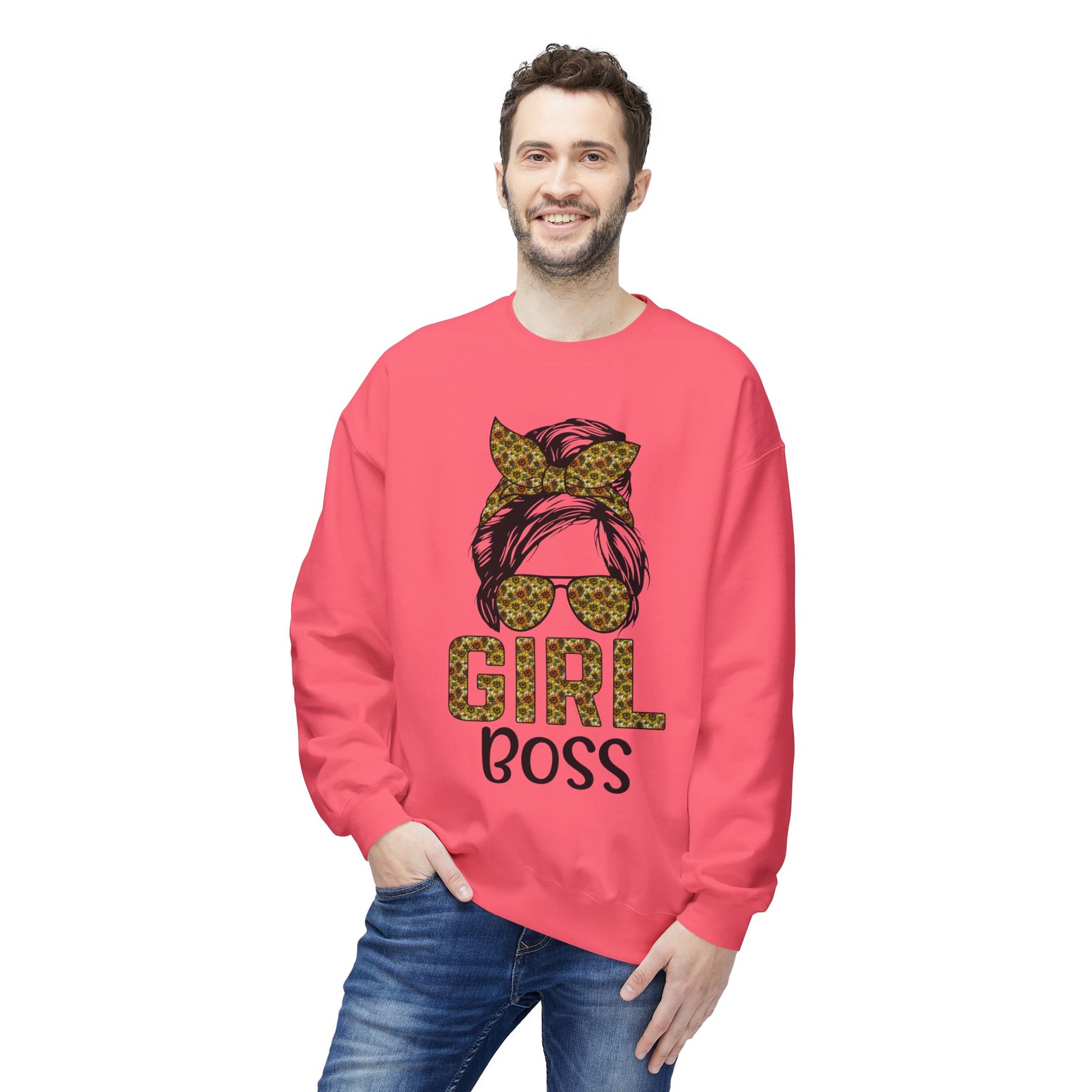 Empowerment Crewneck Sweatshirt, Girl Boss Sweatshirt, Women's Fashion, Cozy Style, Motivational Gift, Casual Wear