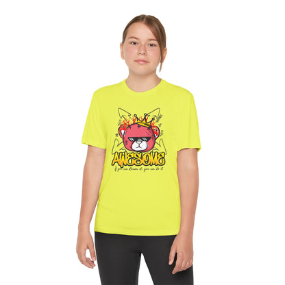 Awesome Youth Competitor Tee - Bear Fun Sports Shirt, Great for Birthdays, Competitions, Summer Camps, and Everyday Adventures