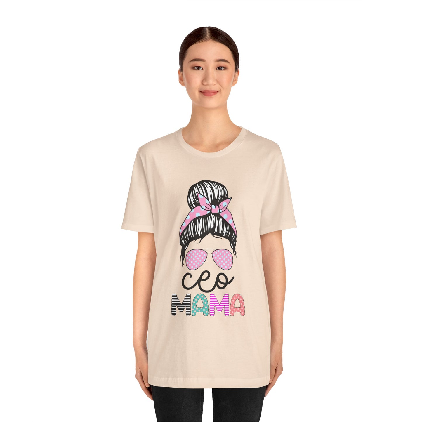 CEO Mama Graphic Tee, Unisex T-Shirt for Moms, Gift for New Mothers, Casual Summer Top, Fun Parenting Apparel, Mother's Day Gift