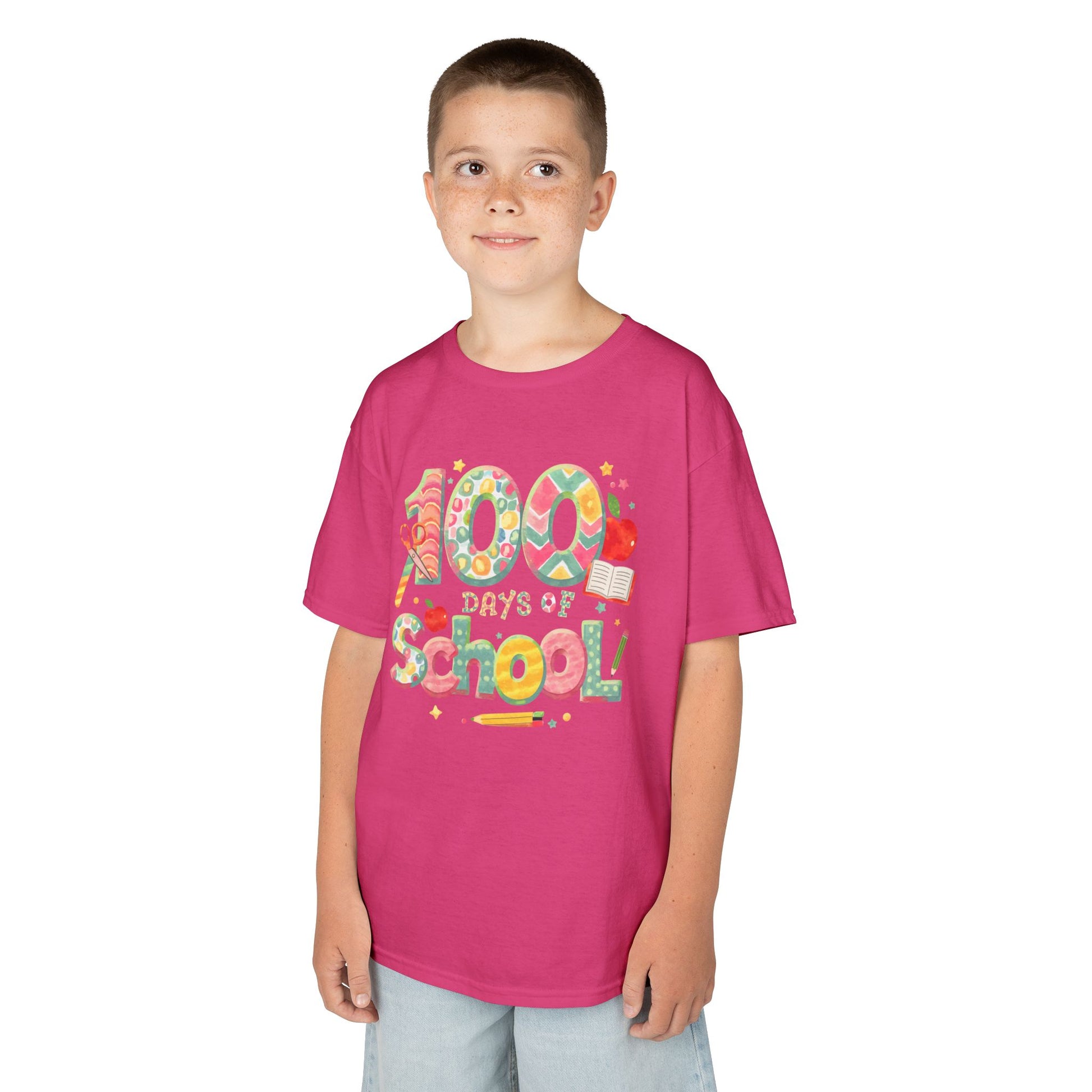 Kids School Celebration Tee - 100 Days of School, Class Shirt, Back to School Outfit, Fun Teacher Gift, Kids Education Apparel