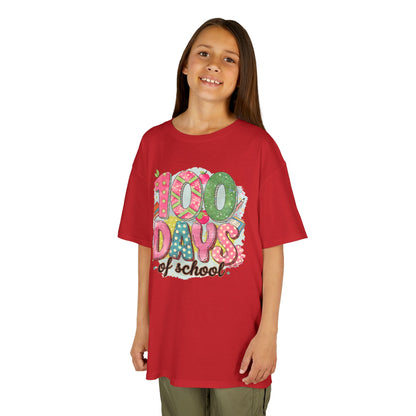 Kids 100 Days of School Tee, Fun t-shirt for kids, Milestone celebration shirt, Perfect for school events, Unique kids' apparel