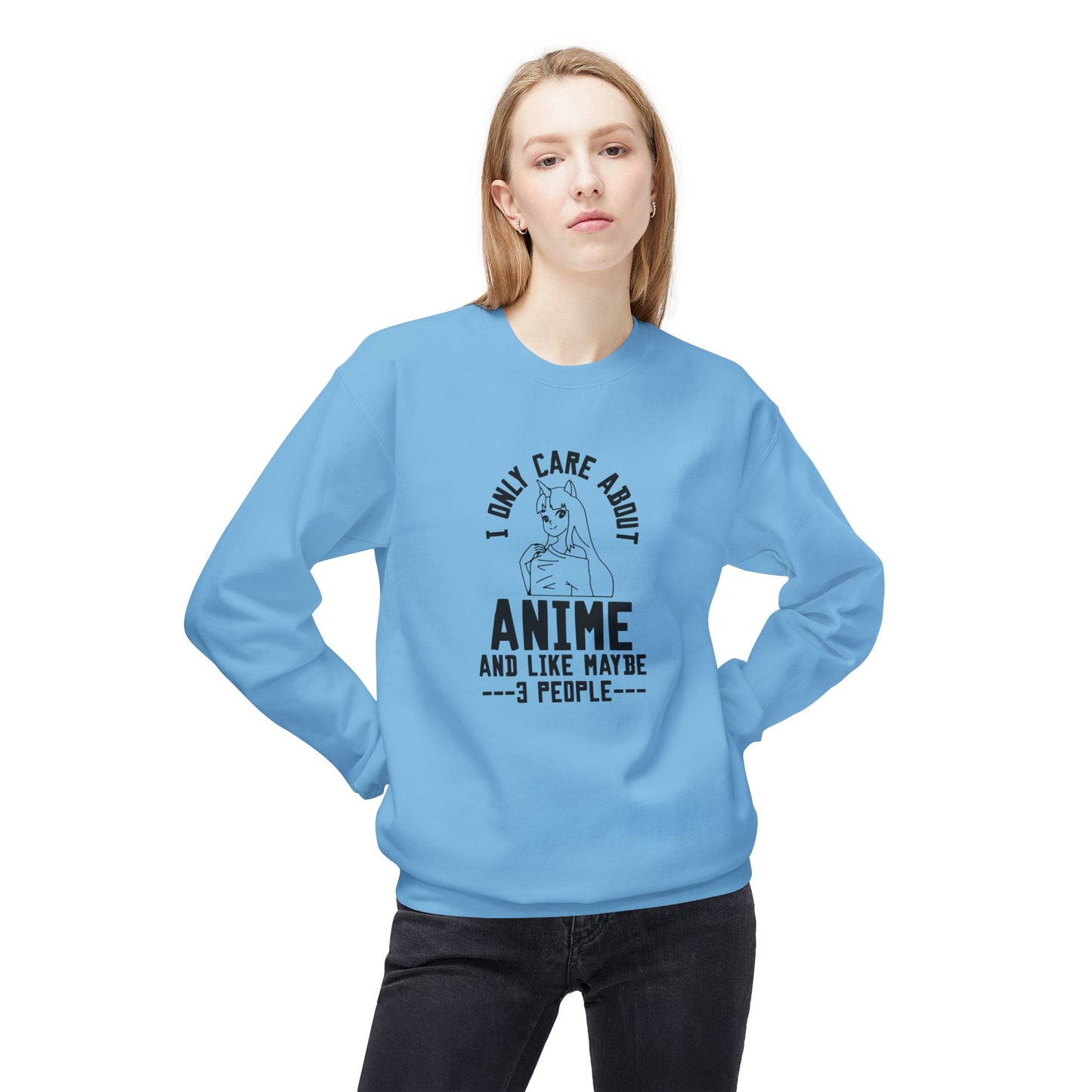 Anime Lover Crewneck Sweatshirt - Perfect for Gift, Casual Wear, Cosplay, Anime Events, Pop Culture Enthusiasts
