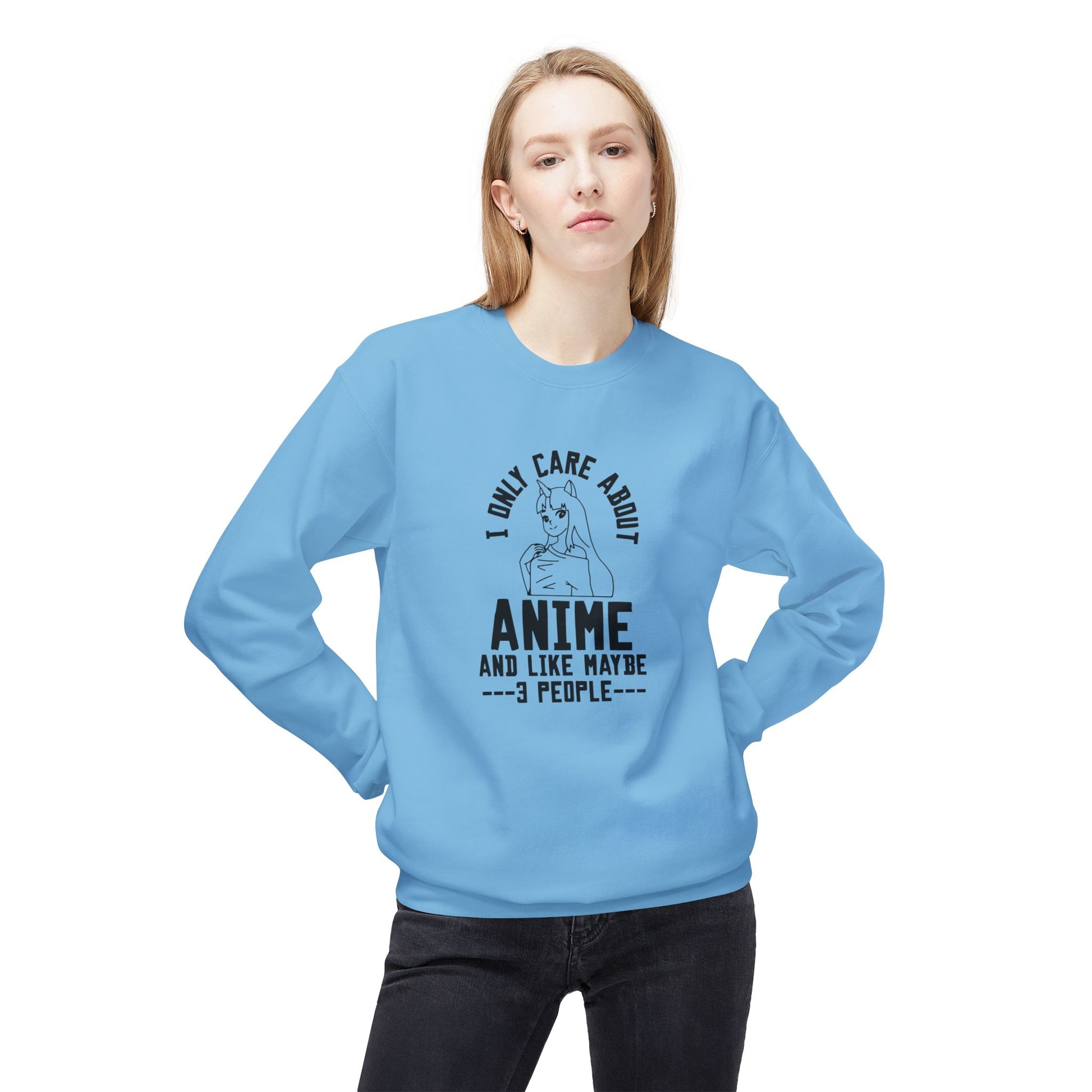Anime Lover Crewneck Sweatshirt - Perfect for Gift, Casual Wear, Cosplay, Anime Events, Pop Culture Enthusiasts