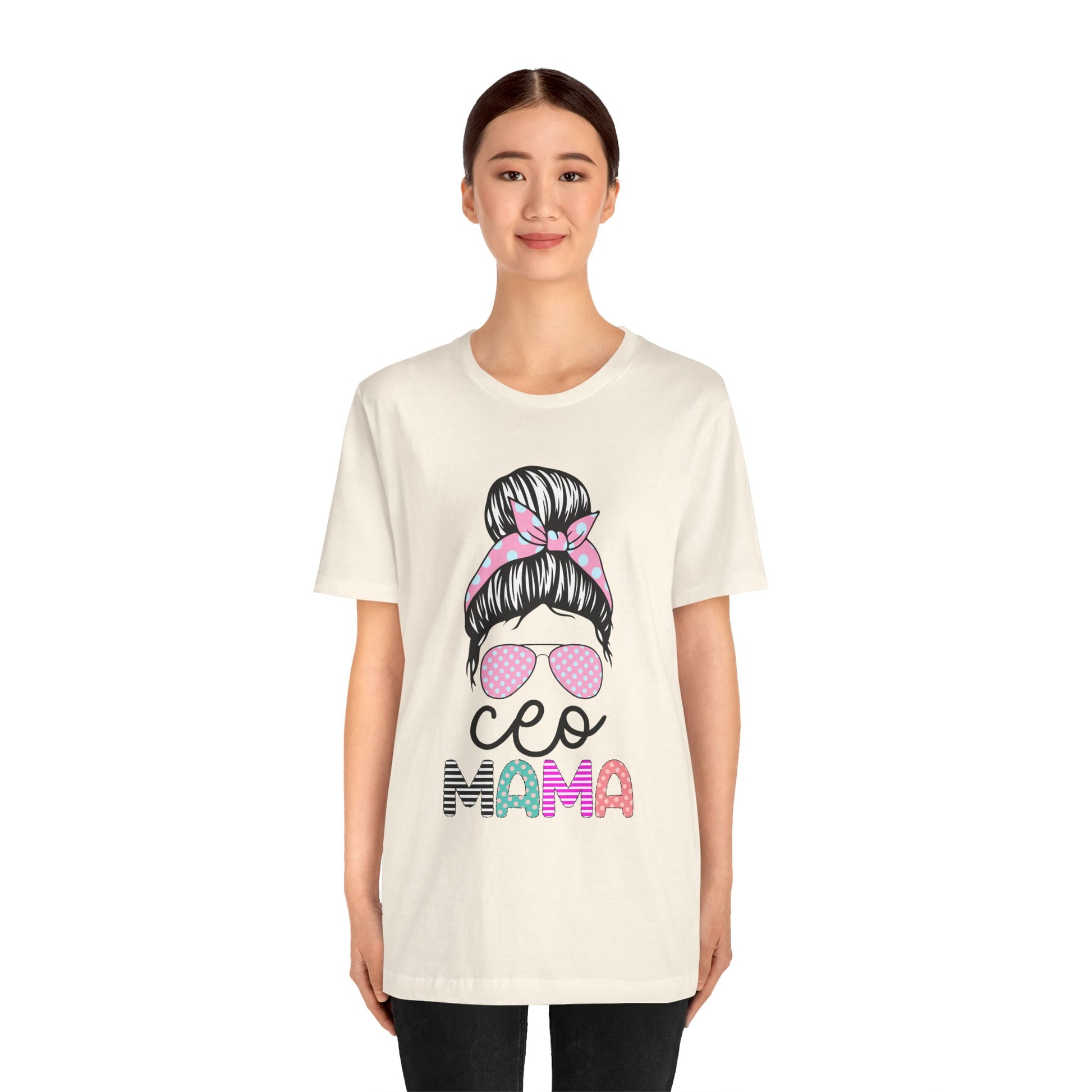 CEO Mama Graphic Tee, Unisex T-Shirt for Moms, Gift for New Mothers, Casual Summer Top, Fun Parenting Apparel, Mother's Day Gift