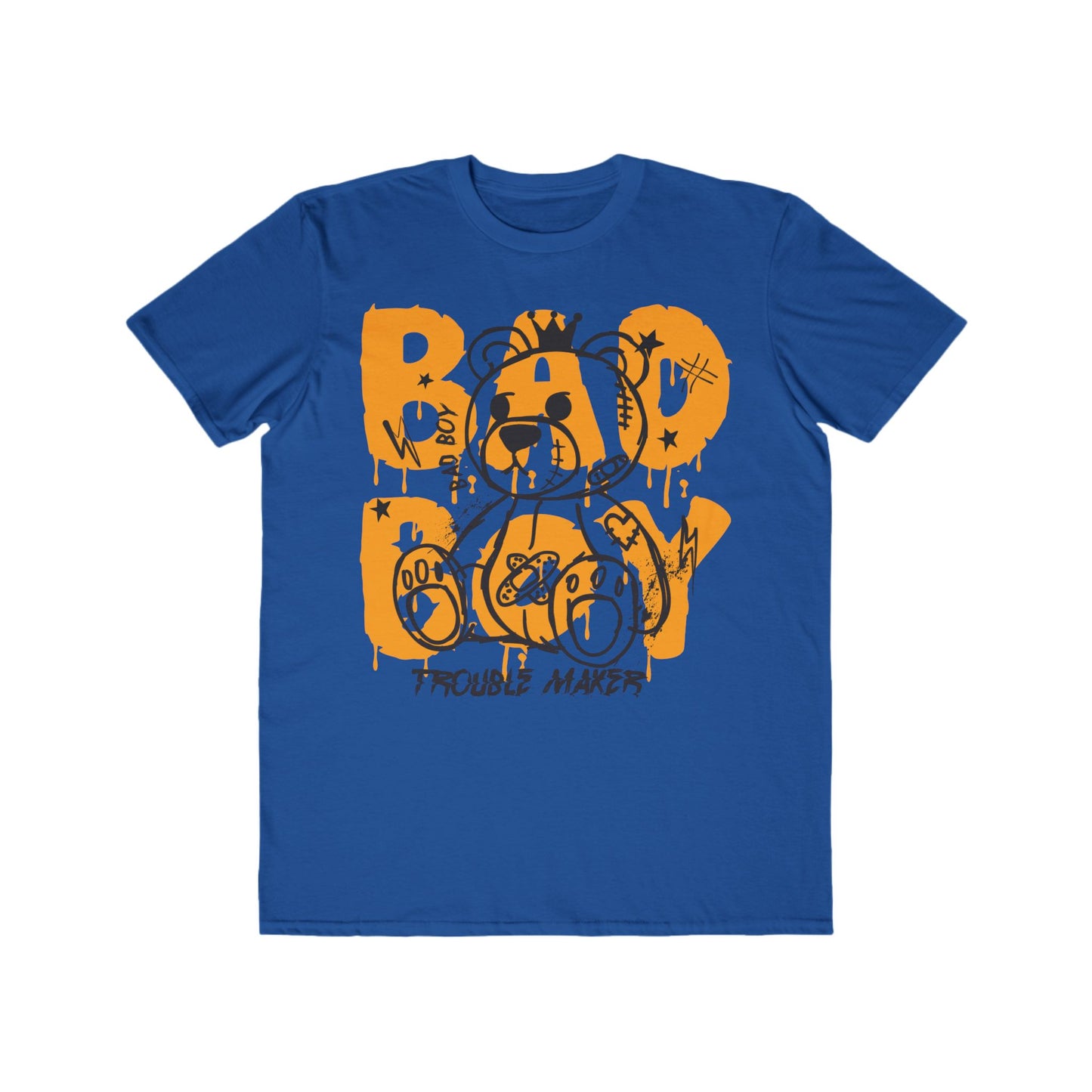 Urban Wear For Men: Bad Boy Trouble Maker, Casual Wear, Trendy Style, Gift for Him, Urban Fashion, Streetwear, Birthdays, Everyday Use Royal Blue