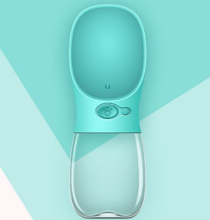 Pet Water Cup Outdoor Portable Water Bottle Blue
