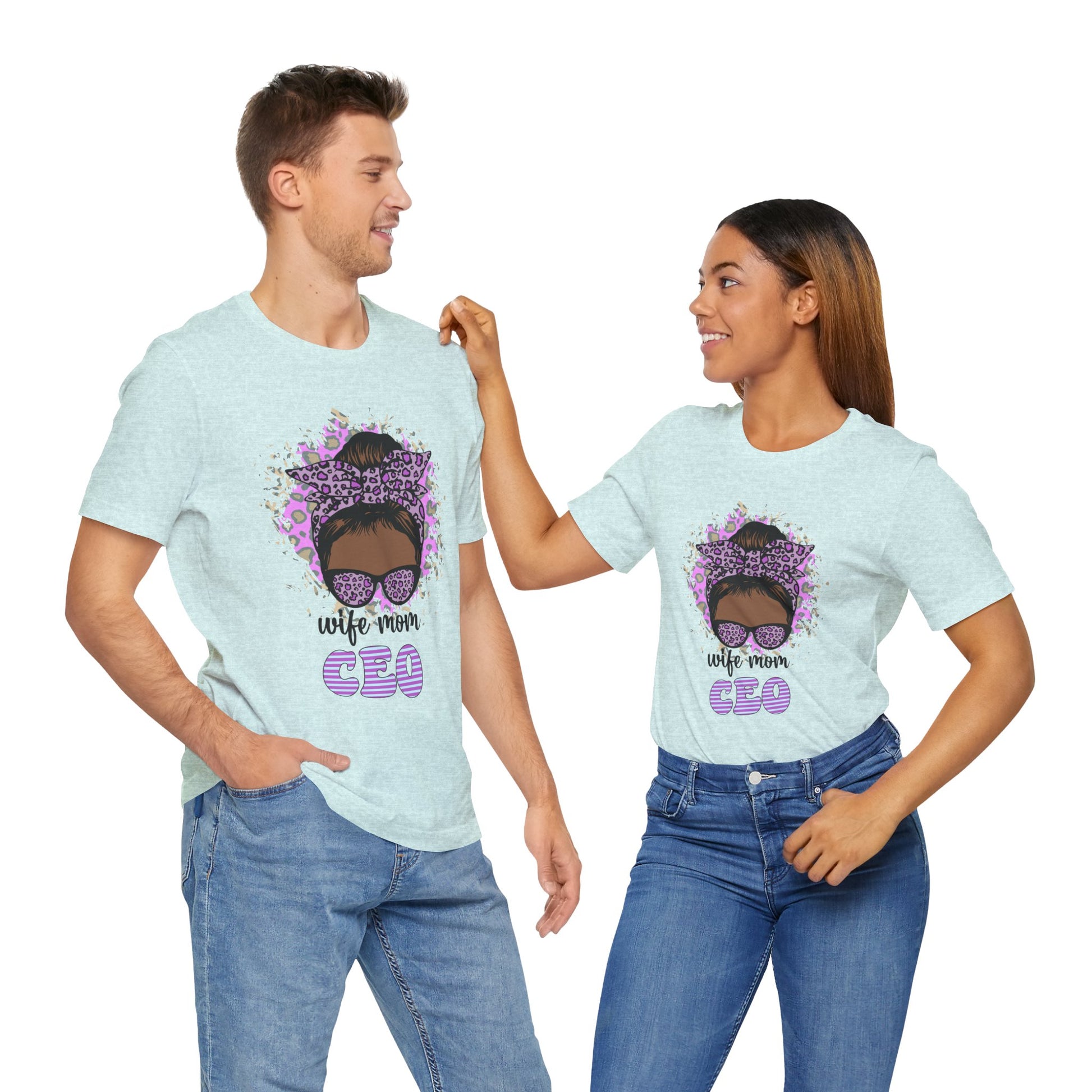 Wife Mom CEO T-Shirt: Empowering Tee for Moms, Gifts for Mother's Day, Women's Casual Wear, Motivational Apparel, Cute Graphic Tee