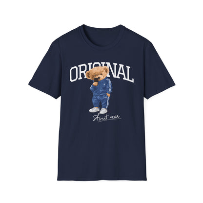 Original Streetwear Unisex Softstyle T-Shirt, Casual Graphic Tee, Trendy Streetwear Shirt, Gift for Him/Her, Everyday Wear, Fashion Gift Navy