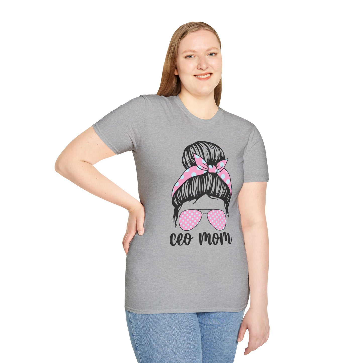 CEO Mom T-Shirt: Casual Gift for Mother's Day, Birthday, or Everyday Wear, Perfect for Stylish Moms