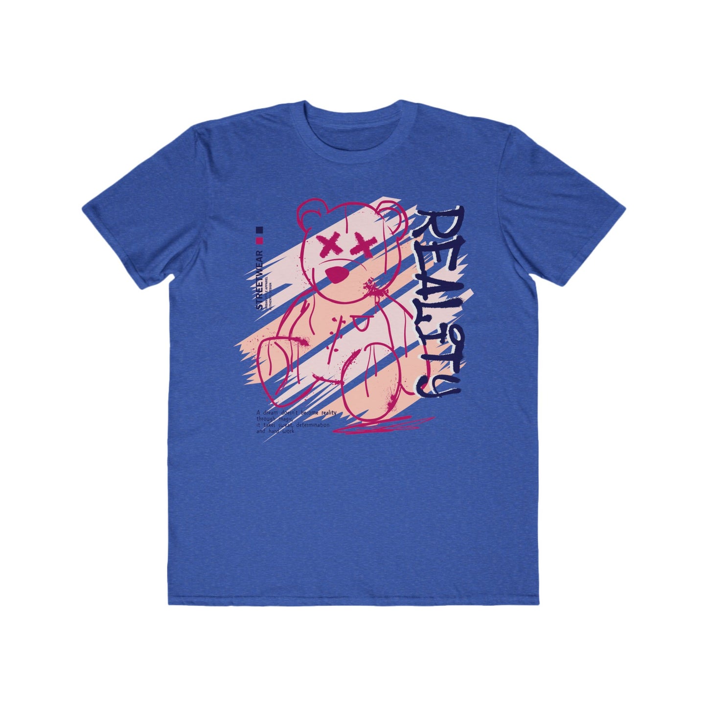 Trendy Men's Graphic Tee, Urban Wear For Men, Streetwear Tee, Unique Gift for Him, Perfect for Everyday Wear Heather Blue