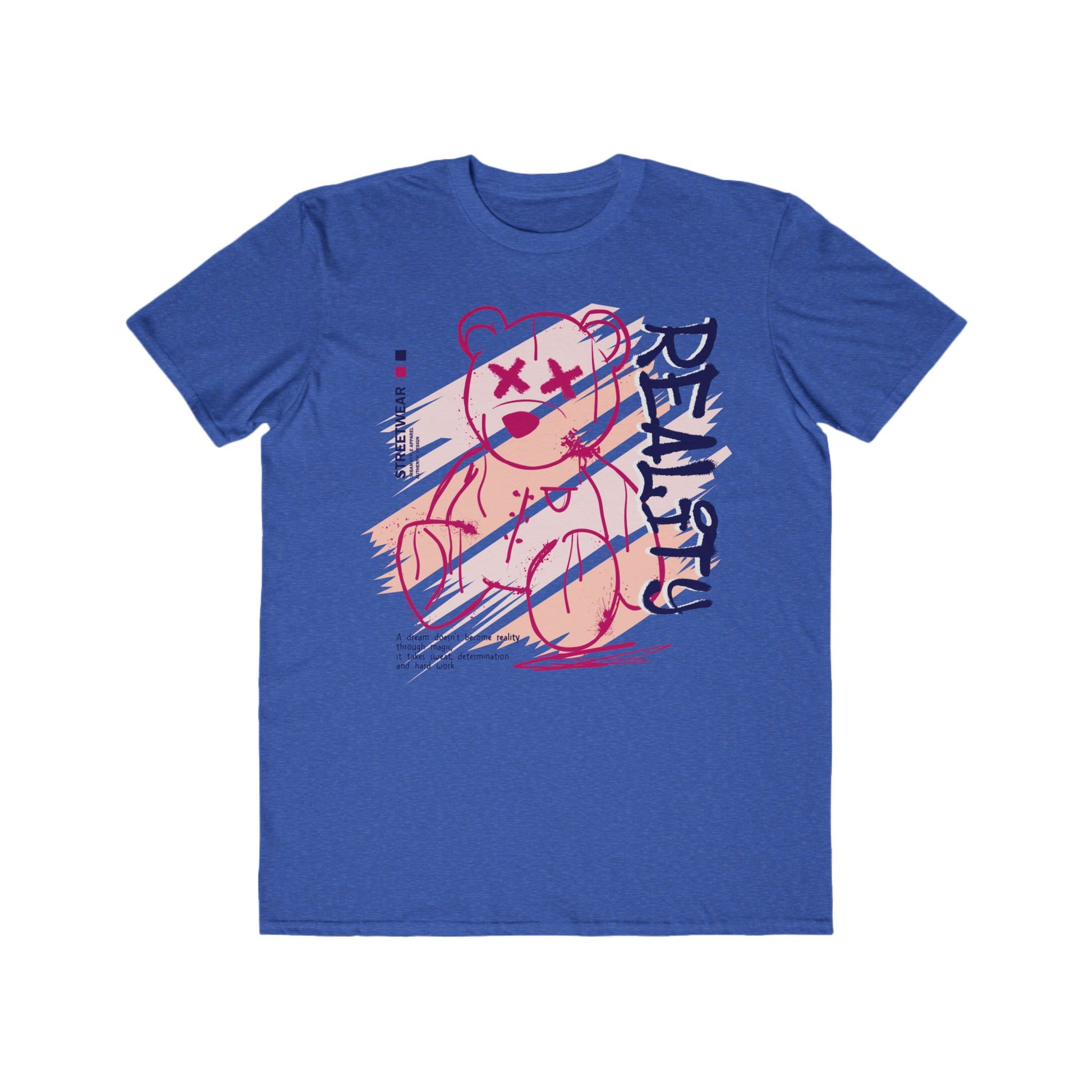 Trendy Men's Graphic Tee, Urban Wear For Men, Streetwear Tee, Unique Gift for Him, Perfect for Everyday Wear Heather Blue