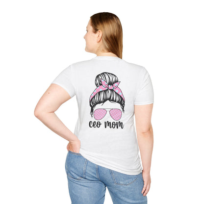 CEO Mom T-Shirt: Casual Gift for Mother's Day, Birthday, or Everyday Wear, Perfect for Stylish Moms