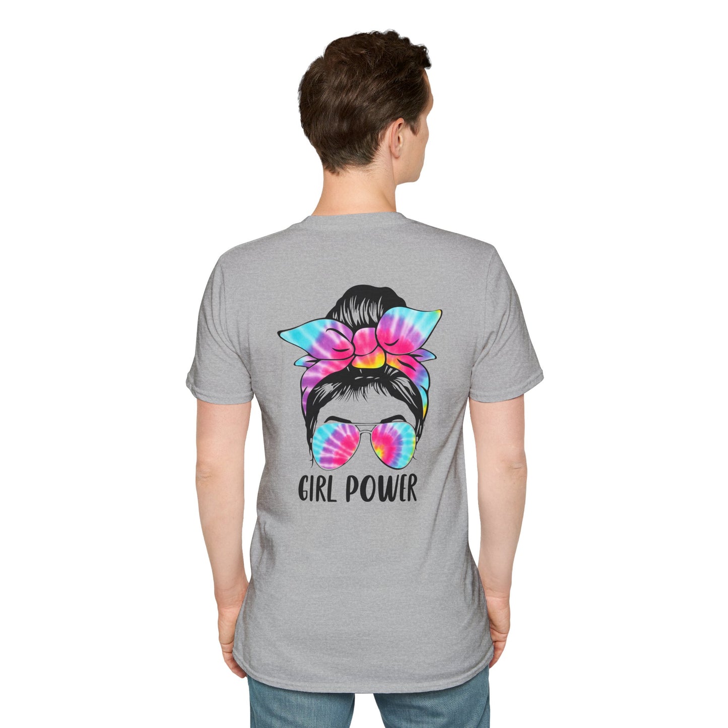 Colorful Girl Power T-Shirt, Feminist Tee, Summer Casual Wear, Gift for Her, Empowerment Shirt, Festival Apparel