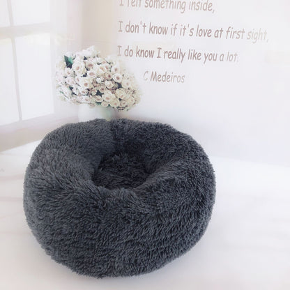 Plush pet nest Dark Grey