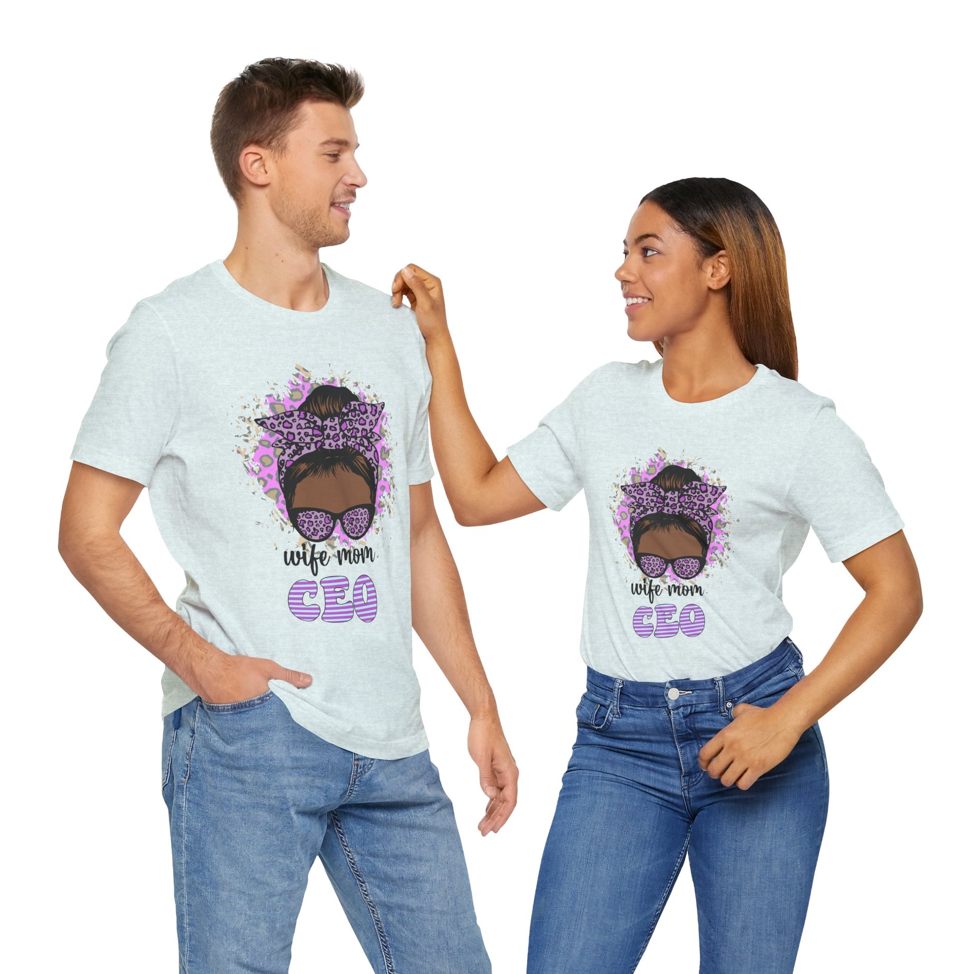 Wife Mom CEO T-Shirt: Empowering Tee for Moms, Gifts for Mother's Day, Women's Casual Wear, Motivational Apparel, Cute Graphic Tee