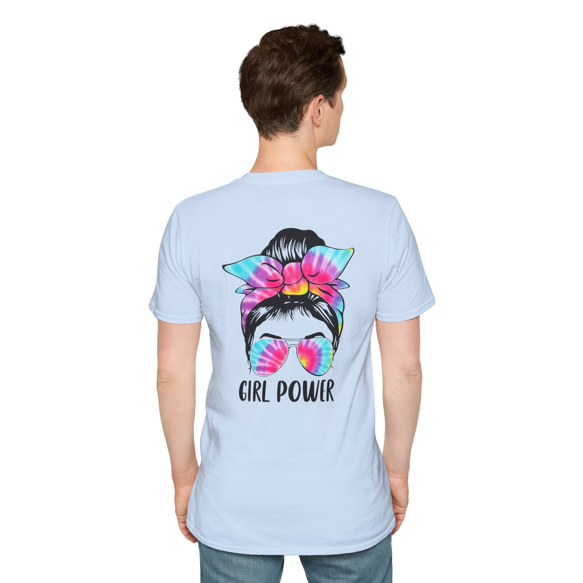 Colorful Girl Power T-Shirt, Feminist Tee, Summer Casual Wear, Gift for Her, Empowerment Shirt, Festival Apparel