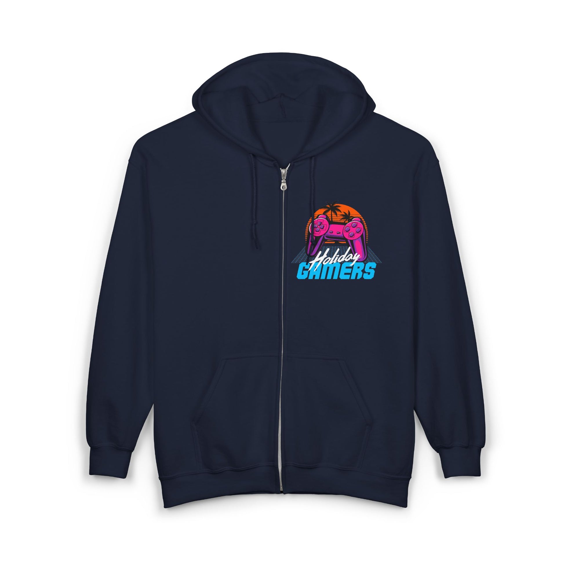 Unisex Gamers Zip Hoodie | Perfect for Gaming Enthusiasts, Comfortable Layering for All Seasons, Gift for Gamers, Stylish Sweatshirt