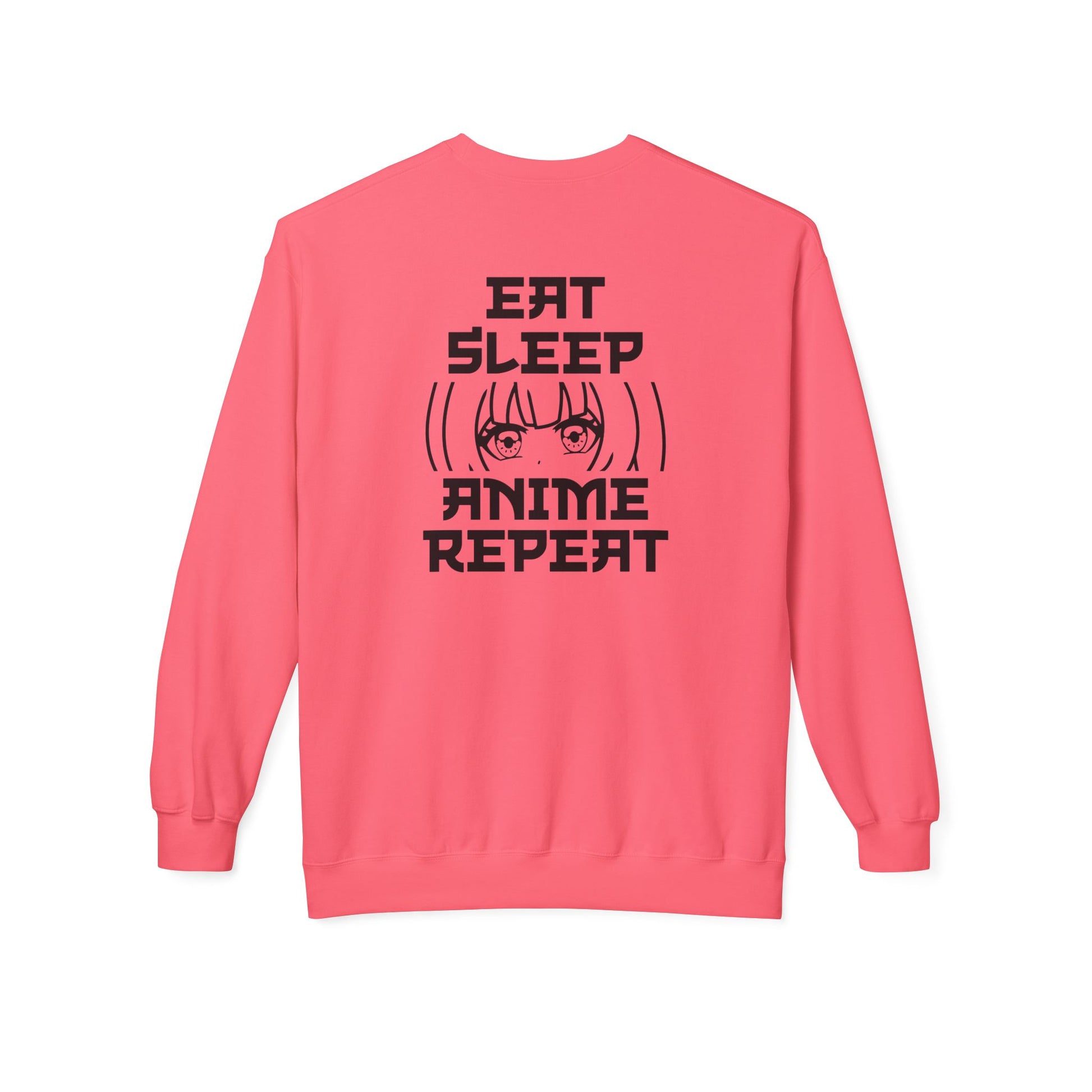 Anime Fan Crewneck Sweatshirt, Cozy Fleece, Gift for Anime Lovers, Casual Wear, Funny Sweatshirt