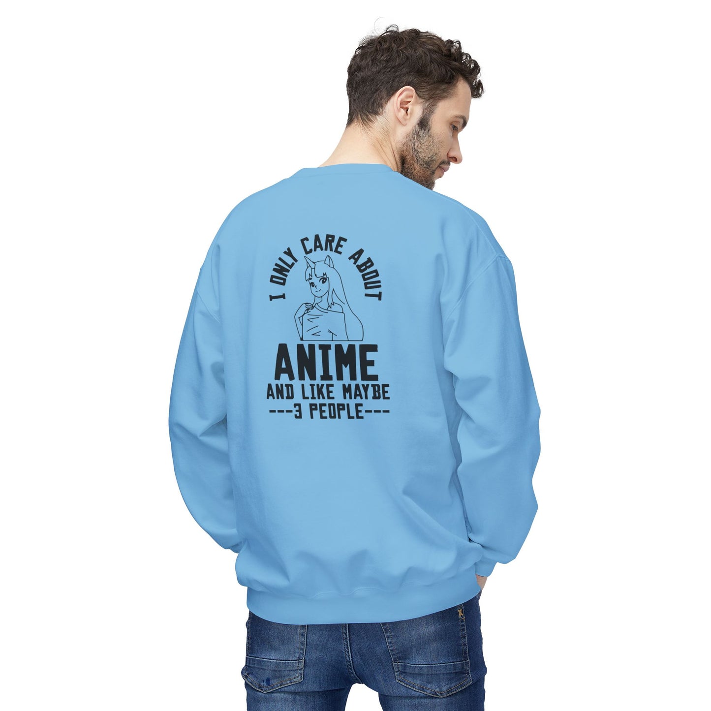 Anime Lover Crewneck Sweatshirt - Perfect for Gift, Casual Wear, Cosplay, Anime Events, Pop Culture Enthusiasts