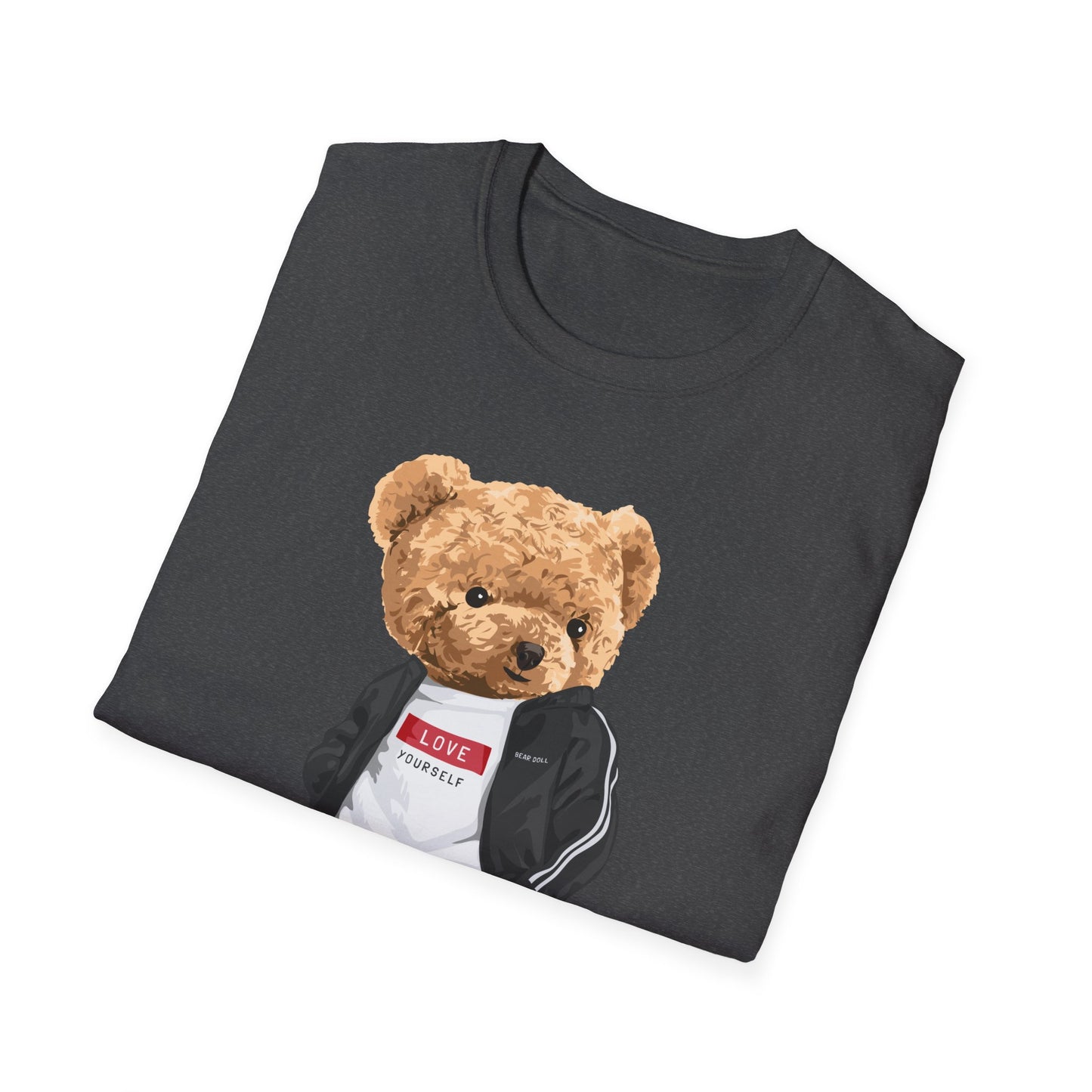 Casual Graphic Tee: Trendy Bear Design, Fun Unisex T-Shirt, Perfect for Gifts, Casual Wear, Everyday Style