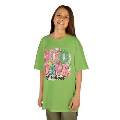 Kids 100 Days of School Tee, Fun t-shirt for kids, Milestone celebration shirt, Perfect for school events, Unique kids' apparel