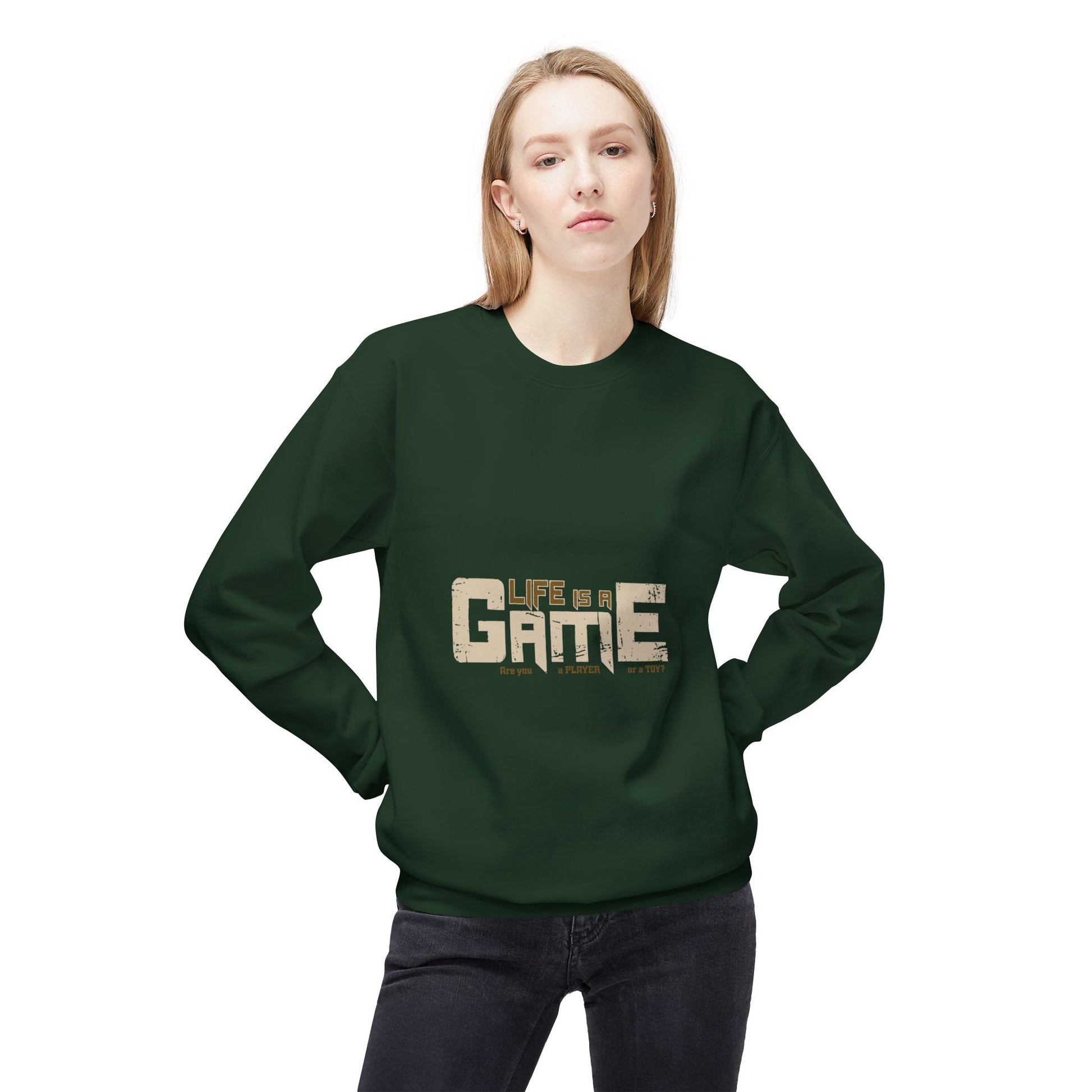 Game Life Unisex Sweatshirt, Soft Sweatshirt, Gamer Gift, Casual Wear, Birthday Gift, Inspirational Apparel