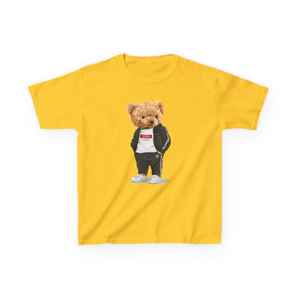 Youth Streetwear Graphic Tee - Fun Bear Design, Cool Kids T-Shirt, Summer Wear, Birthday Gift, Casual Outfit Daisy