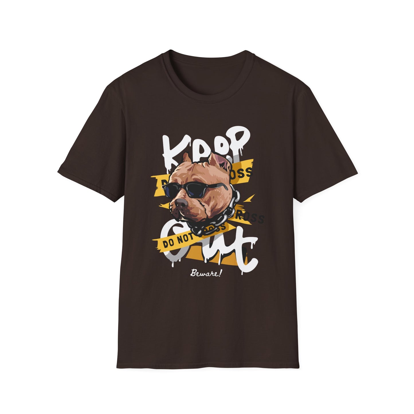 Cool Dog Graphic Tee, Unisex T-Shirt, Pet Lover Gift, Dog Dad T-Shirt, Funny Animal Shirt, Casual Wear, Birthday Gift Dark Chocolate