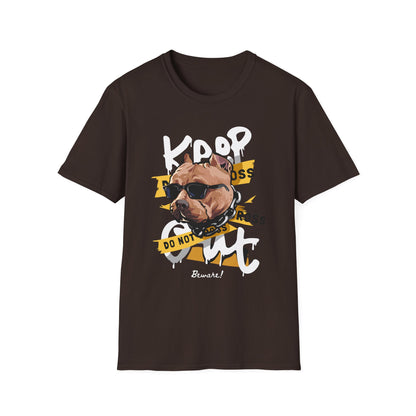 Cool Dog Graphic Tee, Unisex T-Shirt, Pet Lover Gift, Dog Dad T-Shirt, Funny Animal Shirt, Casual Wear, Birthday Gift Dark Chocolate