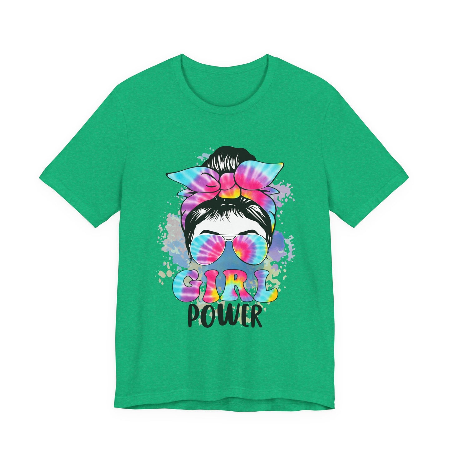 Empowering Girl Power Tee, Unisex T-Shirt for Girls, Feminist Apparel, Gift for Her, Cute Summer Top, Casual Statement Shirt Heather Kelly