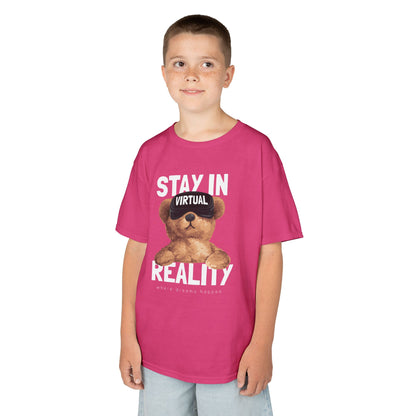 Virtual Teddy Bear Kids Tee, Fun T-Shirt for Kids, Gift for Boys and Girls, Cute Animal Shirt, Birthday Gift, Playful Style