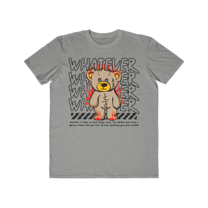 Urban Wear For Men with Playful Bear Design, Casual Summer Shirt, Streetwear Gift, Birthday Gift, Cartoon Fashion Tee Heather Grey