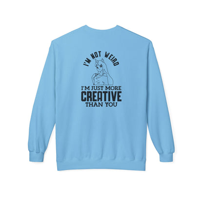 Creative & Unique Sweatshirt for Artists, Perfect Gift for Creatives, Quirky Quote Crewneck