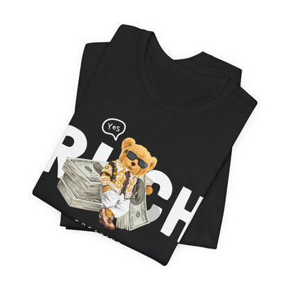 Freaking Rich Graphic Tee, Cute T-Shirt for Success, Fun Gift for Entrepreneurs, Trendy Casual Wear for Parties, Motivational Outfit