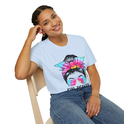 Colorful Girl Power T-Shirt, Feminist Tee, Summer Casual Wear, Gift for Her, Empowerment Shirt, Festival Apparel