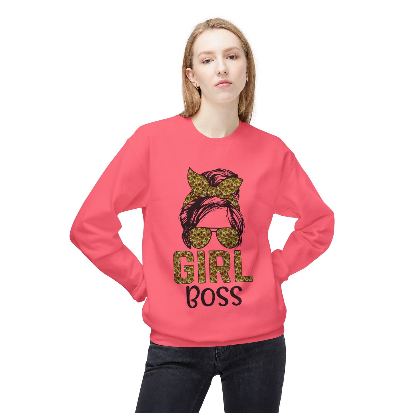 Empowerment Crewneck Sweatshirt, Girl Boss Sweatshirt, Women's Fashion, Cozy Style, Motivational Gift, Casual Wear
