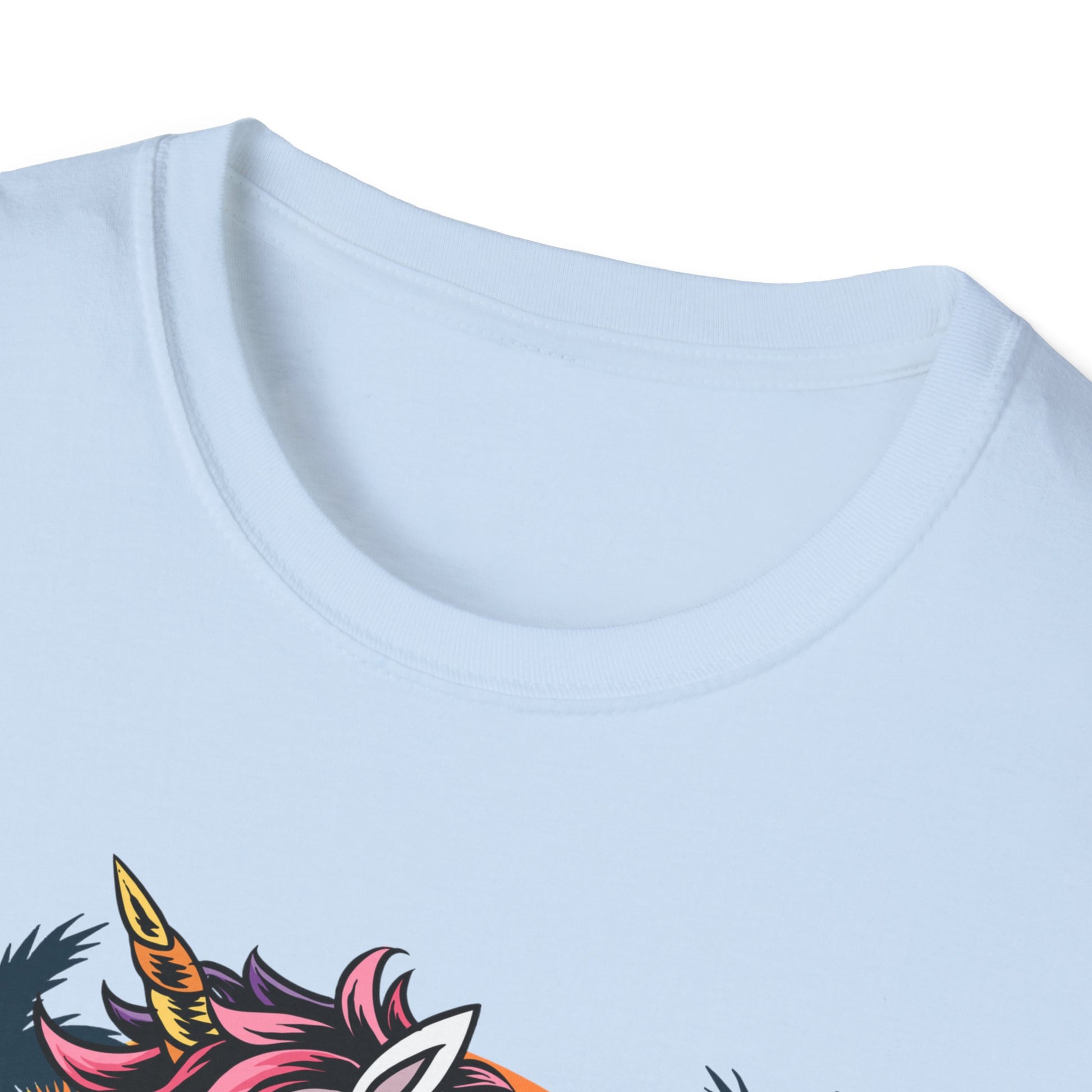 Skateboarding Unicorn T-Shirt, Cute Graphic Tee for Teens, Fun Summer Wear, Gifts for Unicorn Lovers, Beach Day Outfit