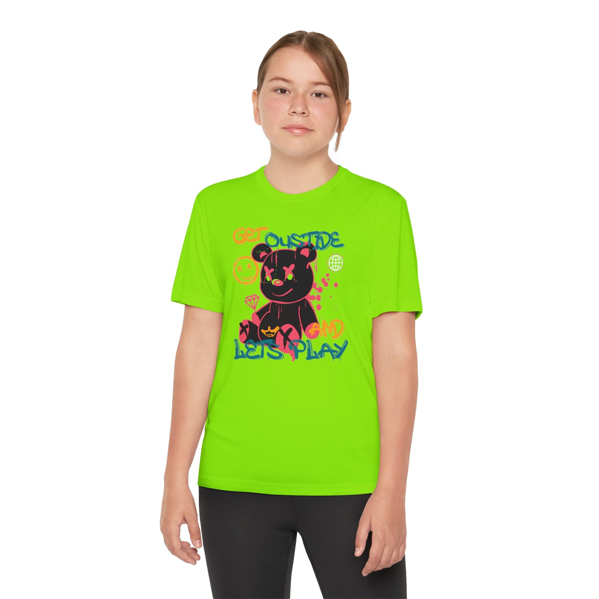 Youth Adventure T-Shirt - Get Outside and Play Kid's Tee, Fun Summer Top, Activewear, Outdoor Play, Gift for Boys and Girls