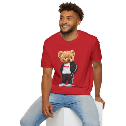 Casual Graphic Tee: Trendy Bear Design, Fun Unisex T-Shirt, Perfect for Gifts, Casual Wear, Everyday Style