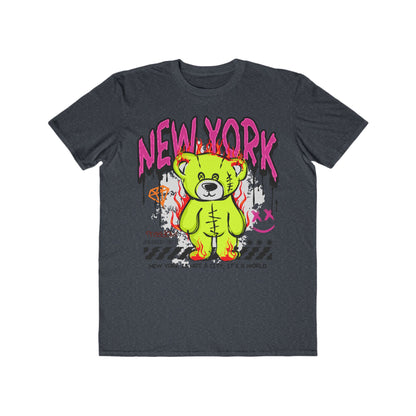 New York Graphic Tee, Urban Wear For Men, Stylish Casual T-Shirt, Urban Streetwear Top, Gift for NY Lovers, Trendy Summer Tee Heather Navy