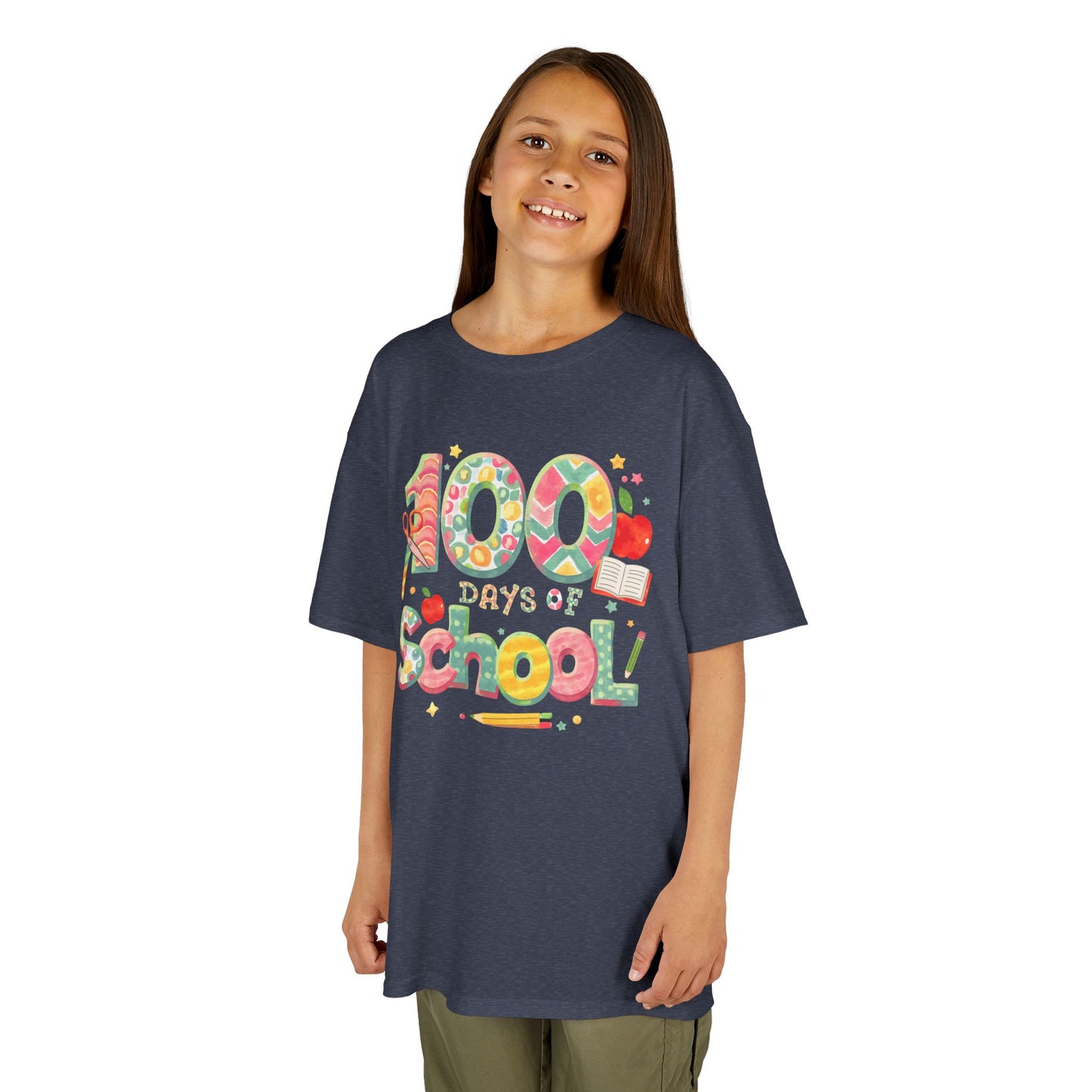 Kids School Celebration Tee - 100 Days of School, Class Shirt, Back to School Outfit, Fun Teacher Gift, Kids Education Apparel