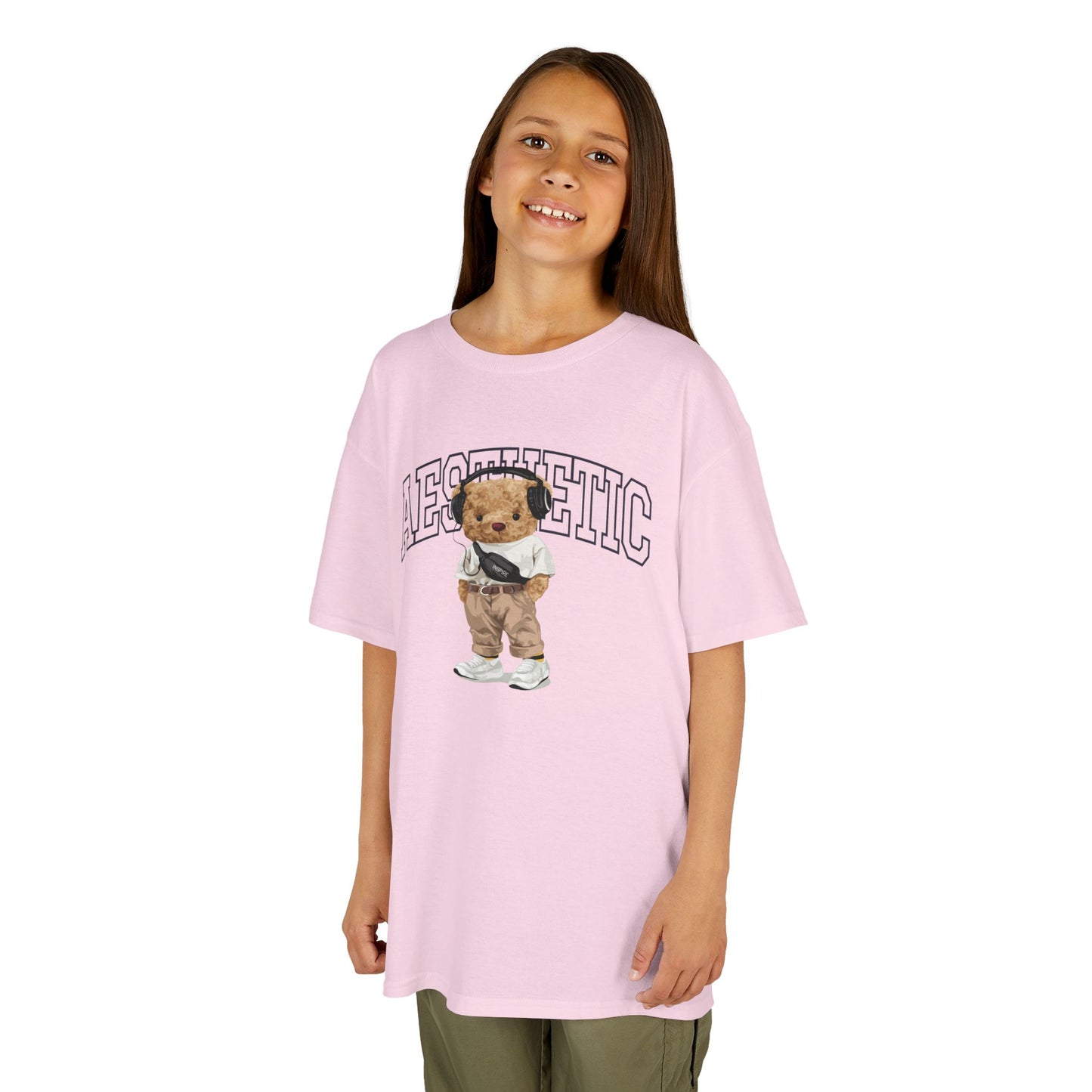 Aesthetic Kids Tee, Trendy Kid's Shirt, Cute Cotton Tee, Stylish Youth Apparel, Perfect Gift for Young Fashionistas