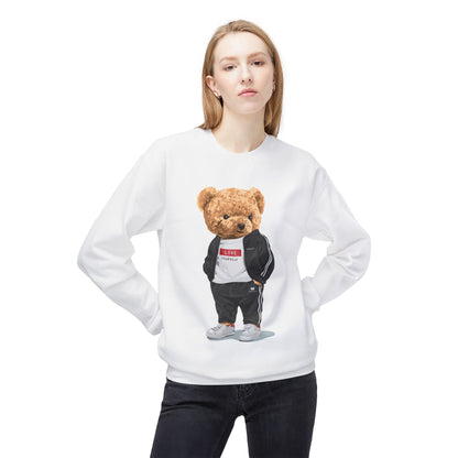 Teddy Bear Sweatshirt - Perfect for Teens, Gifts, Casual Wear, Winter Essentials, Cute Graphic Apparel