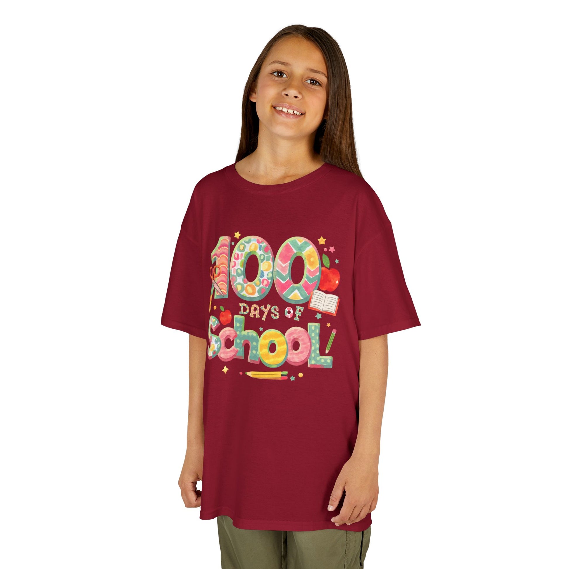 Kids School Celebration Tee - 100 Days of School, Class Shirt, Back to School Outfit, Fun Teacher Gift, Kids Education Apparel