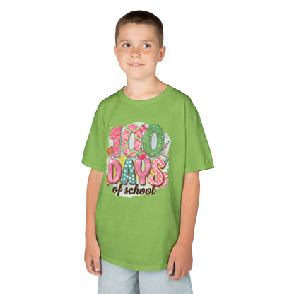 Kids 100 Days of School Tee, Fun t-shirt for kids, Milestone celebration shirt, Perfect for school events, Unique kids' apparel