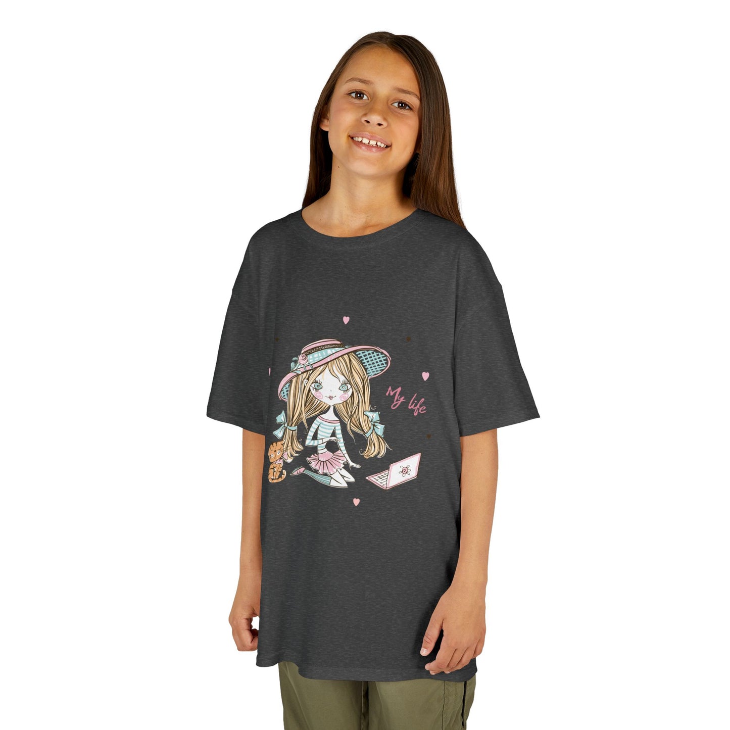 Whimsical Kids T-Shirt Featuring Cute Character, Fun Gift for Birthdays, Playdates, Holiday Wear, Everyday Adventure