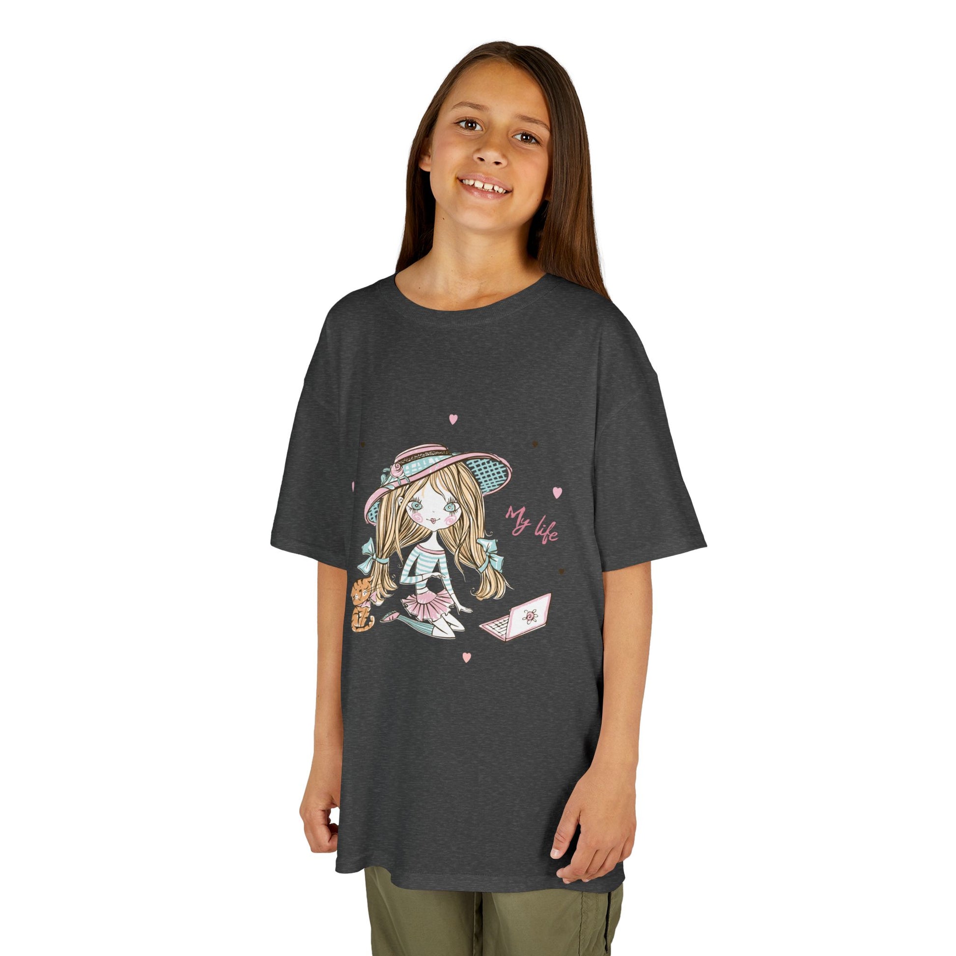 Whimsical Kids T-Shirt Featuring Cute Character, Fun Gift for Birthdays, Playdates, Holiday Wear, Everyday Adventure